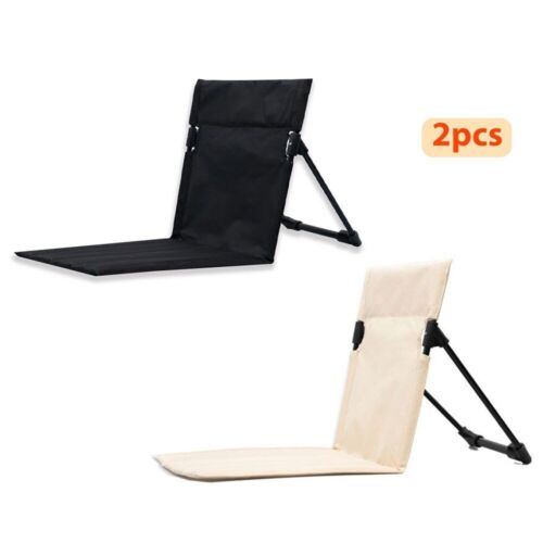 Foldable camping chair, outdoor garden lounge chair, backrest cushion