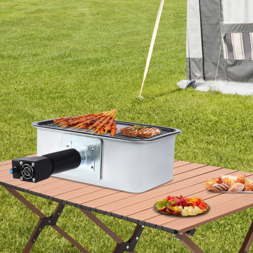 Outdoor Barbecue Grill Portable Barbecue Grill Camping Party Home Fan Grill