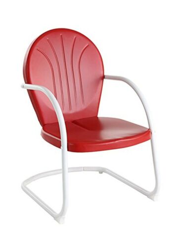 Crosley Furniture Griffith Metal Outdoor Chair - Red