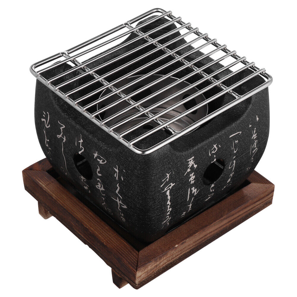 Grill Portable Campfire Grate Outdoor Firewood Stove Camping