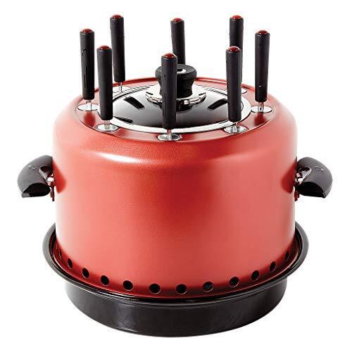 MONSTERCOOKER Barbecue grill, Smokeless, Skewer Cooking and Baking Cooking,