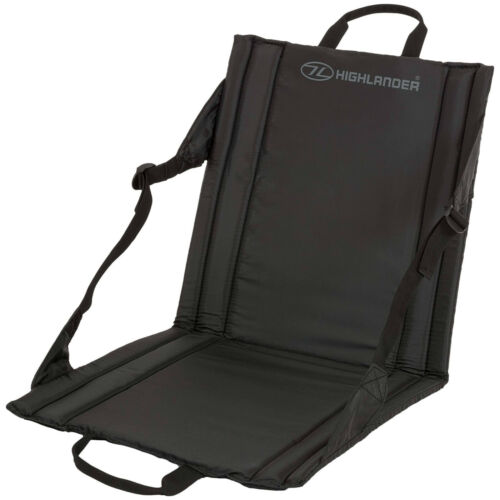 OUTDOOR WATERPROOF SEAT back support black camping fishing picnic beach chair