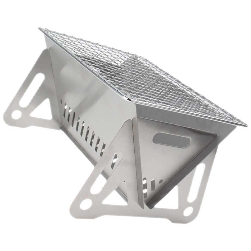 Stainless Steel Barbecue Outdoor Grill Portable Removable Charcoal Stove Picnic