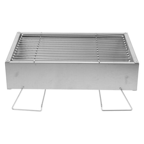 Portable Charcoal Grill Foldable Grill Folded Camping Barbecue Metal Grill for