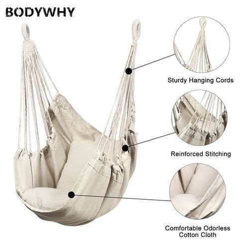 2020 Outdoor indoor garden hanging chair child adult swing single safety chair