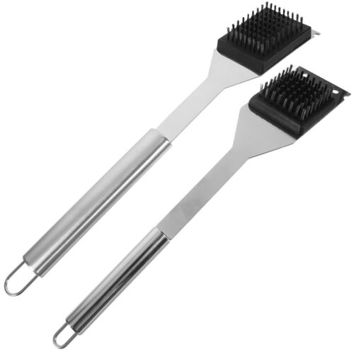 2pcs Barbecue Grill Cleaning Brush Barbecue Tool Cleaning Brush Bbq Grilling