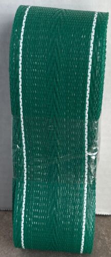 Vintage Lawn Webbing Replacement Green & White 2 Inches by 22 Feet