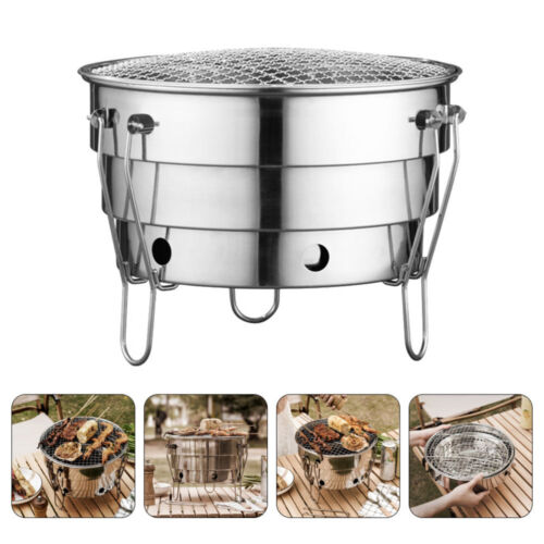 Outdoor Grill Gas Tourist Folding Sturdy Barbecue Stove Charcoal Travel