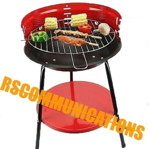 Barbecue Coal BBQ 14" Garden Camping Patio Round Picnic Grill Charcoal Brand New