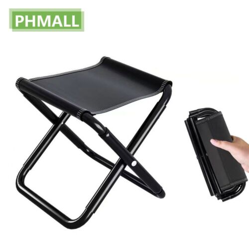 Outdoor Chair Camping Portable Folding Aluminum Foldable Fishing Chair StoolSeat