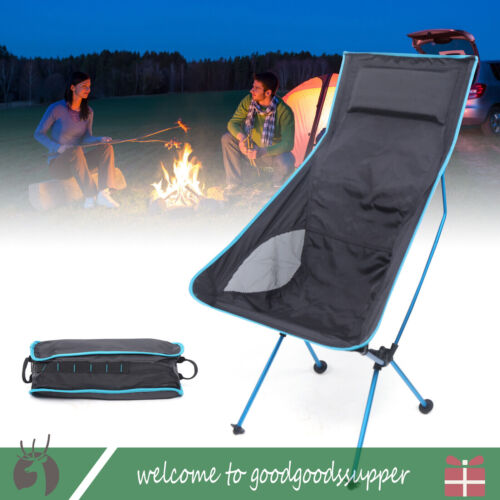 Portable Ultralight High Back Folding Camping Chair Outdoor Camping Backpacking