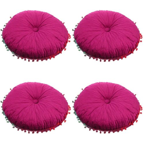 4 Pack Bar Stool Cushion Round Outdoor Chair Cushions Office