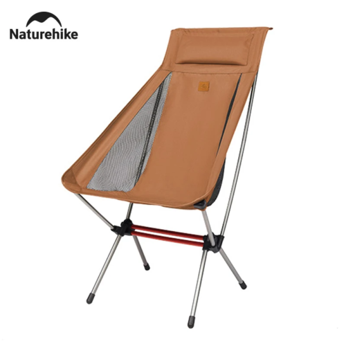 Camping Moon Chair Ultralight High Back Folding Chair Portable 120Kg Load Travel