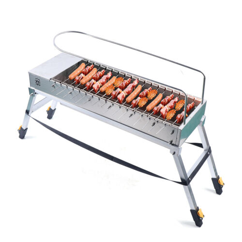 20 Skewer Automatic Rotating BBQ Barbecue Grill Attachment Rack with USB port