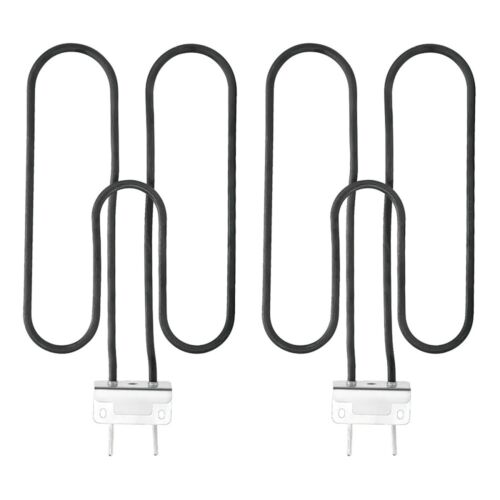2pcs Outdoor Electric Barbecue Grill Heating Part Grill Heating Element