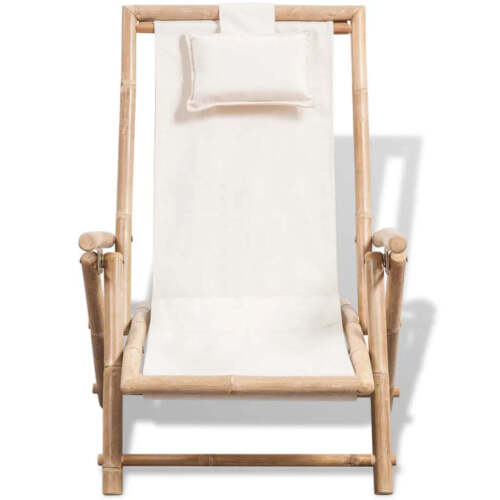 NNEVL Outdoor Deck Chair Bamboo