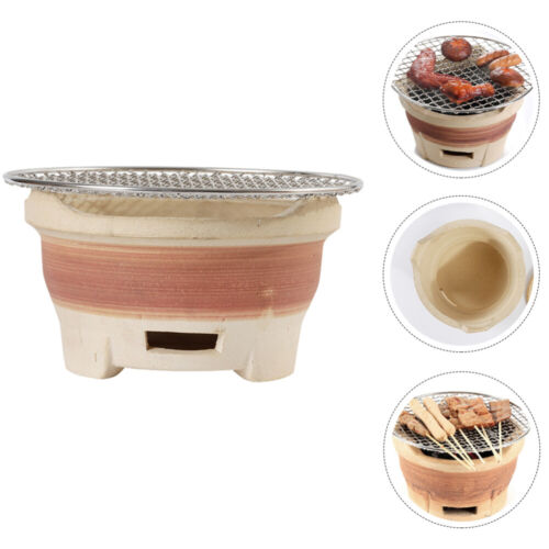 Mini-Barbecue-Grill Grillwerkzeug Holzkohlegrill Outdoor-Kocher Tee Kochen