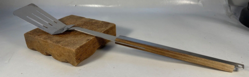 Vintage 20" Long Wood Handle Patio Barbecue Grill Spatula Meat Flipper