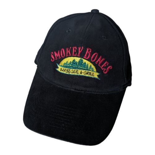 Smokey Bones Barbecue Grill Hat BBQ Restaurant Ball Cap Employee Uniform Hat