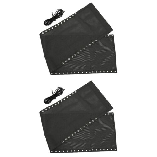 2 Sets Outdoor Chair Sling Fabric Recliner Replacement Canvas Accessory