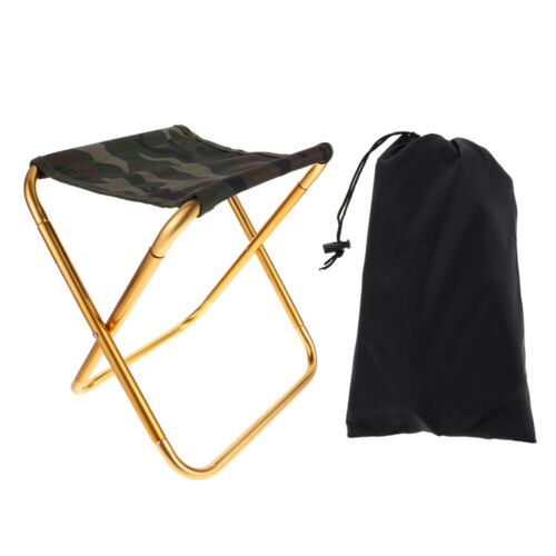 Tripod Folding Outdoor Chair Portable Lightweight Stool Travel