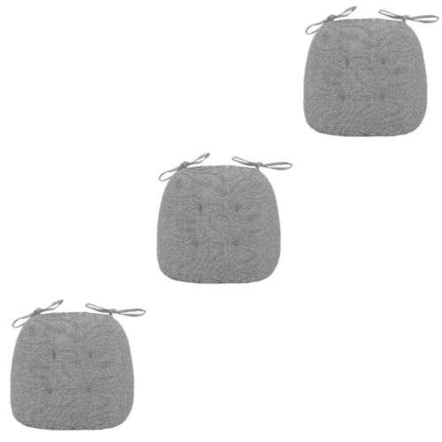 3 Pieces Decorative Cushion Outdoor Chair Seat Student Office