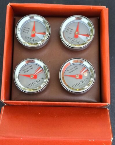 Williams Sonoma Set of 4 Mini Grilling Thermometers for steak & chicken