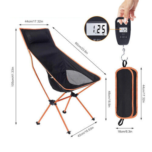 2024 NEW Outdoor portable camping chair Oxford cloth folding camping chair