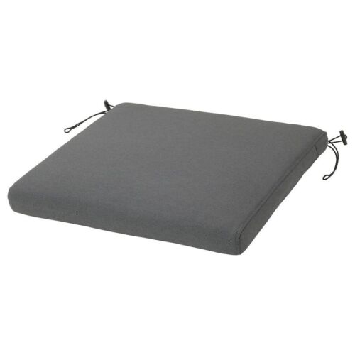 Outdoor Chair Cushion Cover Water Repellent Cover with Zipper Dark Grey 44x44cm