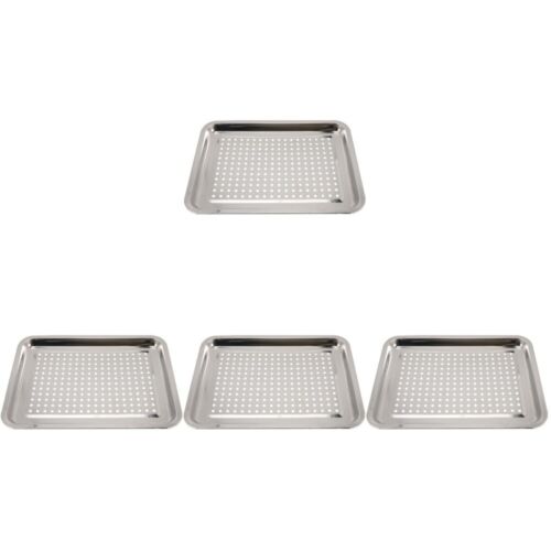 4 Pieces Outdoor-Barbecue-Grillschale Appetizer Deckel Handhaben