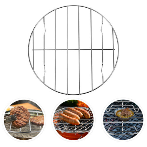 Gas Grill Grates Round Canning Rack Barbecue Grill Net Fish Roast Rack