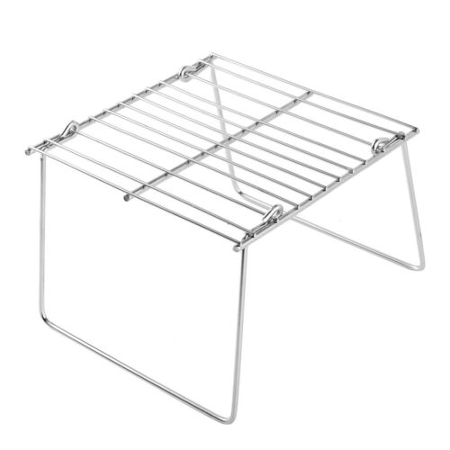 Smoke Rib Rack Barbecue Grill Rack Mesh Grill Basket Charcoal Grill Rack