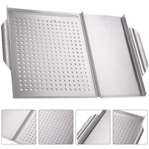 Barbecue Grill Rack Square Roasting Pan Shrimp Plate Buffet