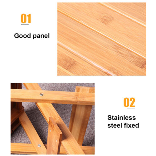 Camping Furniture Bench Nanmu Folding Stool Outdoor Activities Chair Child