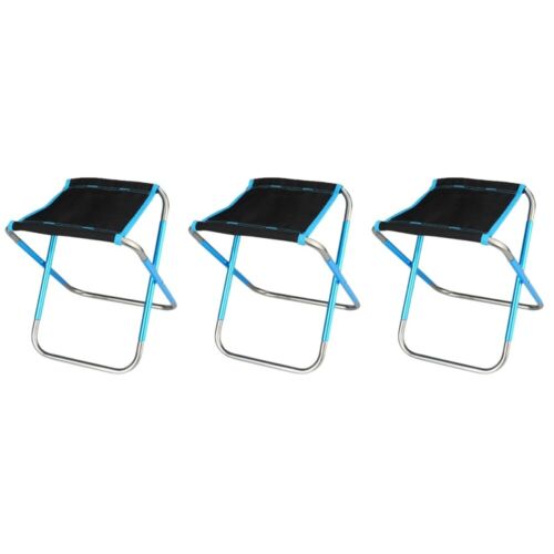 3 PCS Outdoor Chair Chairs Folding Stool Beach Weightless Garden