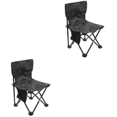 Set of 2 Camp Folding Sauna Chair Portable Outdoor Space-saving Travel