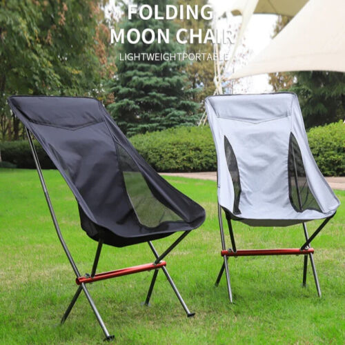 Portable Folding Chair Outdoor Camping Chairs Oxford Cloth For Travel Beach New