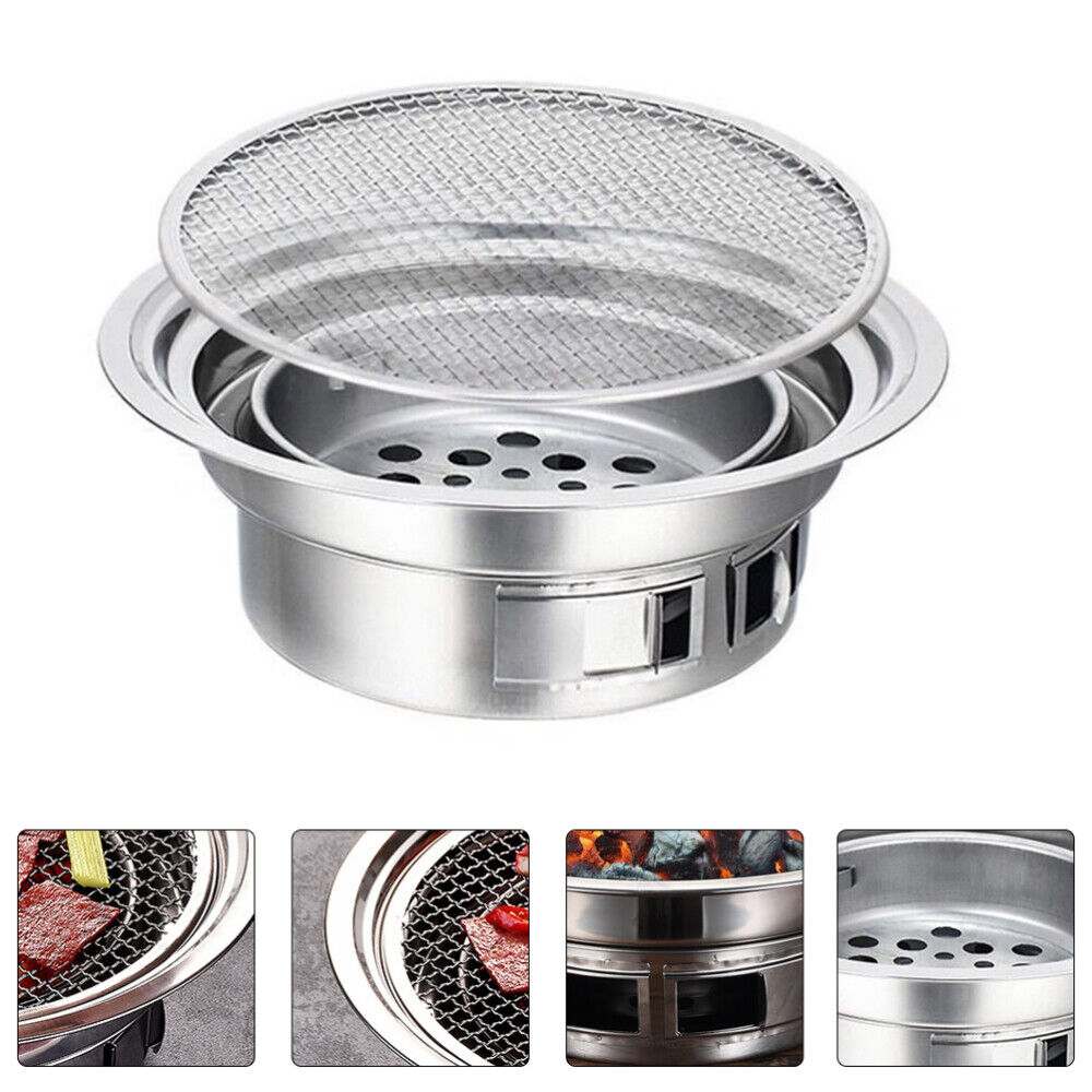 Grille Stainless Steel Barbecue Types Pan Sturdy Tool Supplies