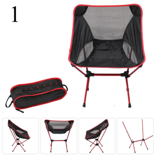 Outdoor Camping Chair Garden Beach Hiking Picnic Seat Portable Detachable Foldin