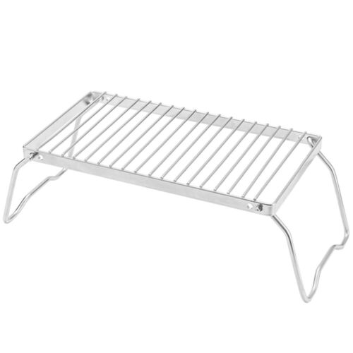Barbecue Wire Mesh Camping Rack Portable Tripod Campfire Grill