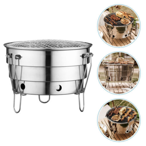 Grill Portable Bbq Pit Outdoor Charcoal Barbecue Stove Travel