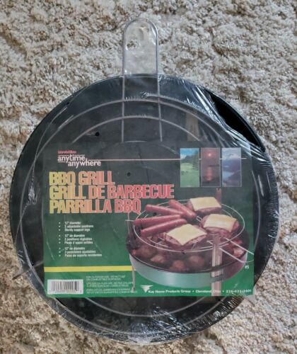 Vintage Marshalland Metal Barbecue Grill Portable 3 Position Charcoal Disposable