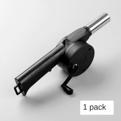 Outdoor Cooking Barbecue Blower Portable Hand Crank Fan Air Blower Grill Picnic
