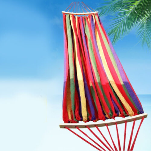 Swing Chair Outdoor Hammock Student Dormitory Rainbow Stripe Child