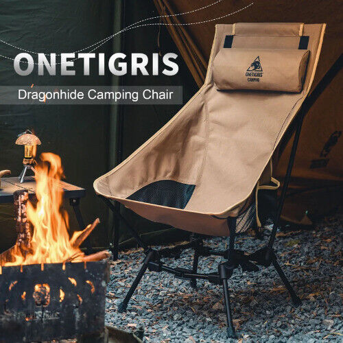 Portable Chairs Outdoor High Back Chair For Parties Camping Gardening Indoor Use