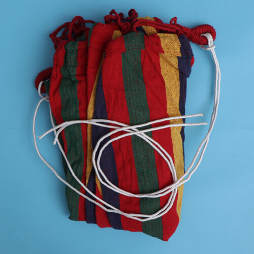 Portable Hammock Hanging Chair Hammock Outdoor Hammock Foldable Stripe Swing