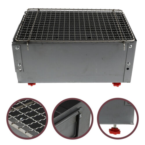 Grill Portable Charcoal Grills Outdoor Cooking Barbecue Hooks