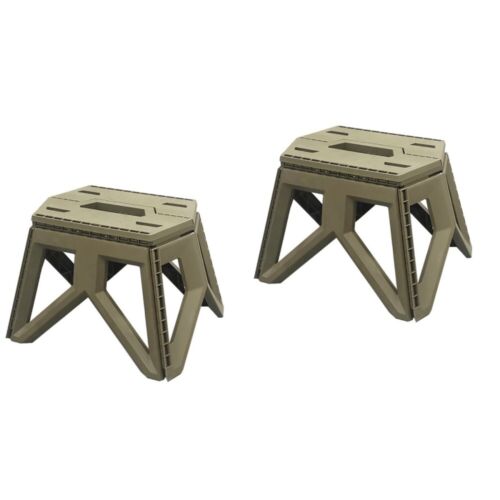 Set of 2 Beach Chair with Canopy Shade Outdoor Folding Stool Travel