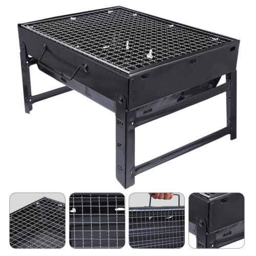 Basket Grill Barbecue Easy to Carry for Outdoor Use