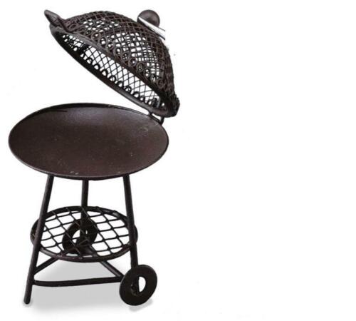 Empty Kettle Barbecue Grill 1.817/9 Reutter Round BBQ DOLLHOUSE Miniature